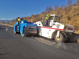 Obras de rehabilitación de firme en carreteras (Cáceres)